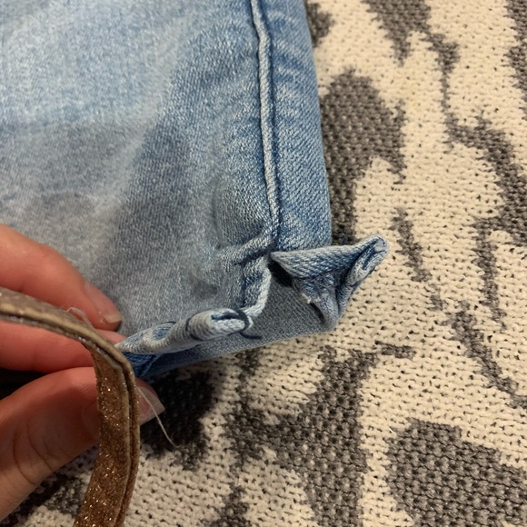 Blue Spice Jean Shorts - Picture 6 of 8
